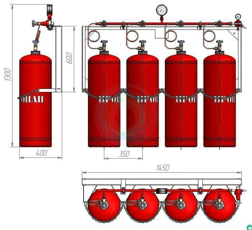 Подключение двух баллонов Устройство газовой рампы для баллонов своими руками