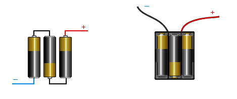Подключение двух батареек Основы электроники