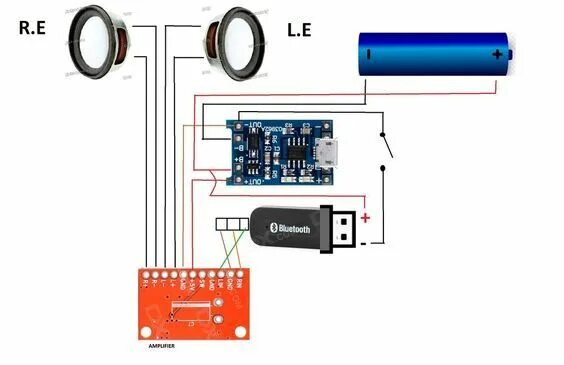 Подключение двух блютуз колонок DIY Bluetooth Speaker Diy bluetooth speaker, Bluetooth speakers diy, Bluetooth