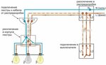 Подключение двух бра Подключение двух светильников