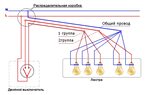 Подключение двух бра Как правильно подключить два светильника