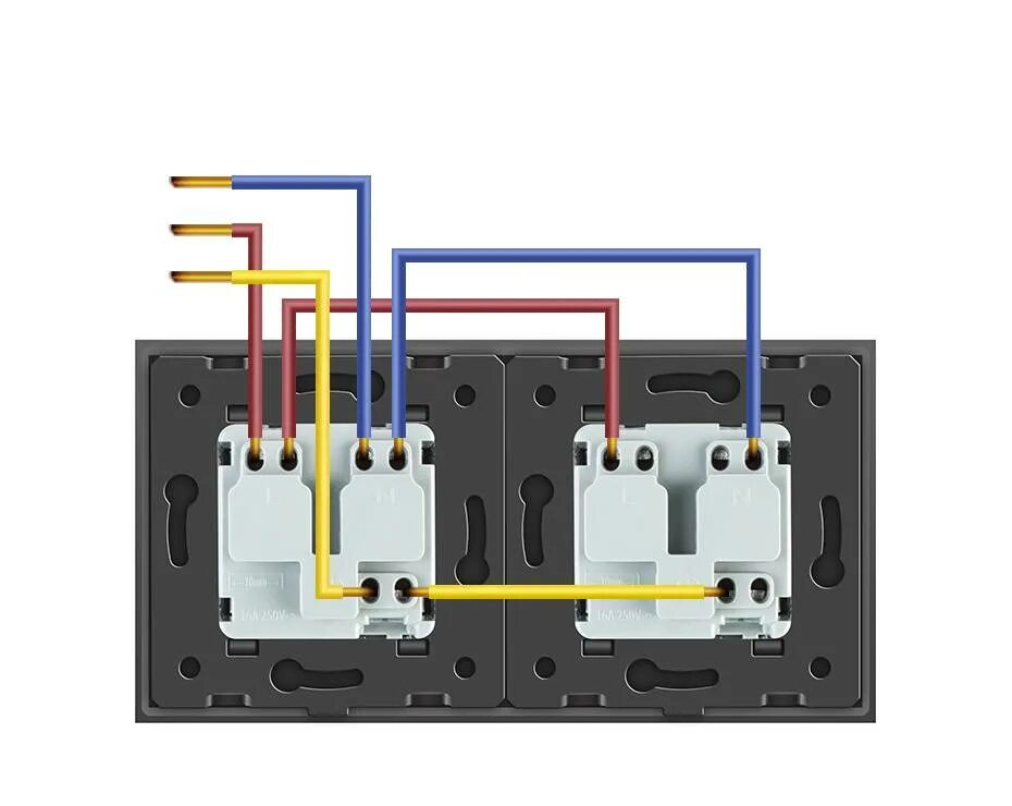Подключение двух двойных розеток Схема подключения двойной розетки наружной