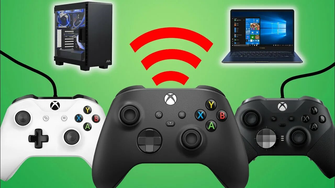 Подключение двух геймпадов к пк How to Connect an Xbox Controller to PC Bluetooth or Wired Series X S One, Lapto