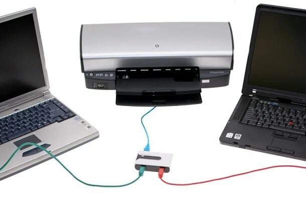 Подключение двух компьютеров через usb Cara Sharing Printer Menggunakan Jaringan LAN Printer, Pendidikan, Sekolah