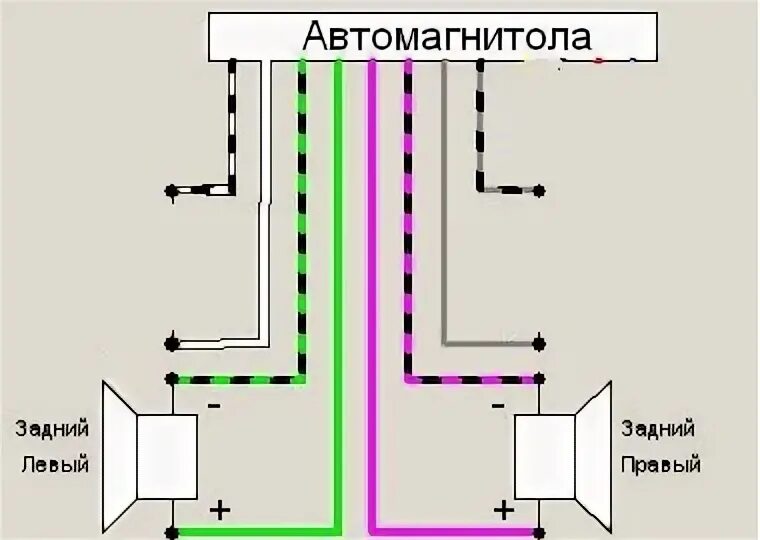 Подключение двух магнитол к одной акустике Ответы Mail.ru: Два динамика на одном канале