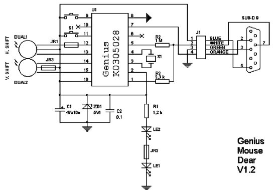 Подключение двух мышек K0309029 Datasheet PDF - ETC