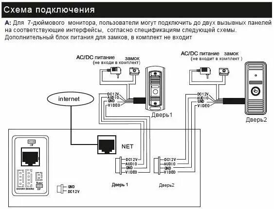 Подключение двух панелей видеодомофона Отзывы о ST-MS310M-SL Монитор видеодомофона