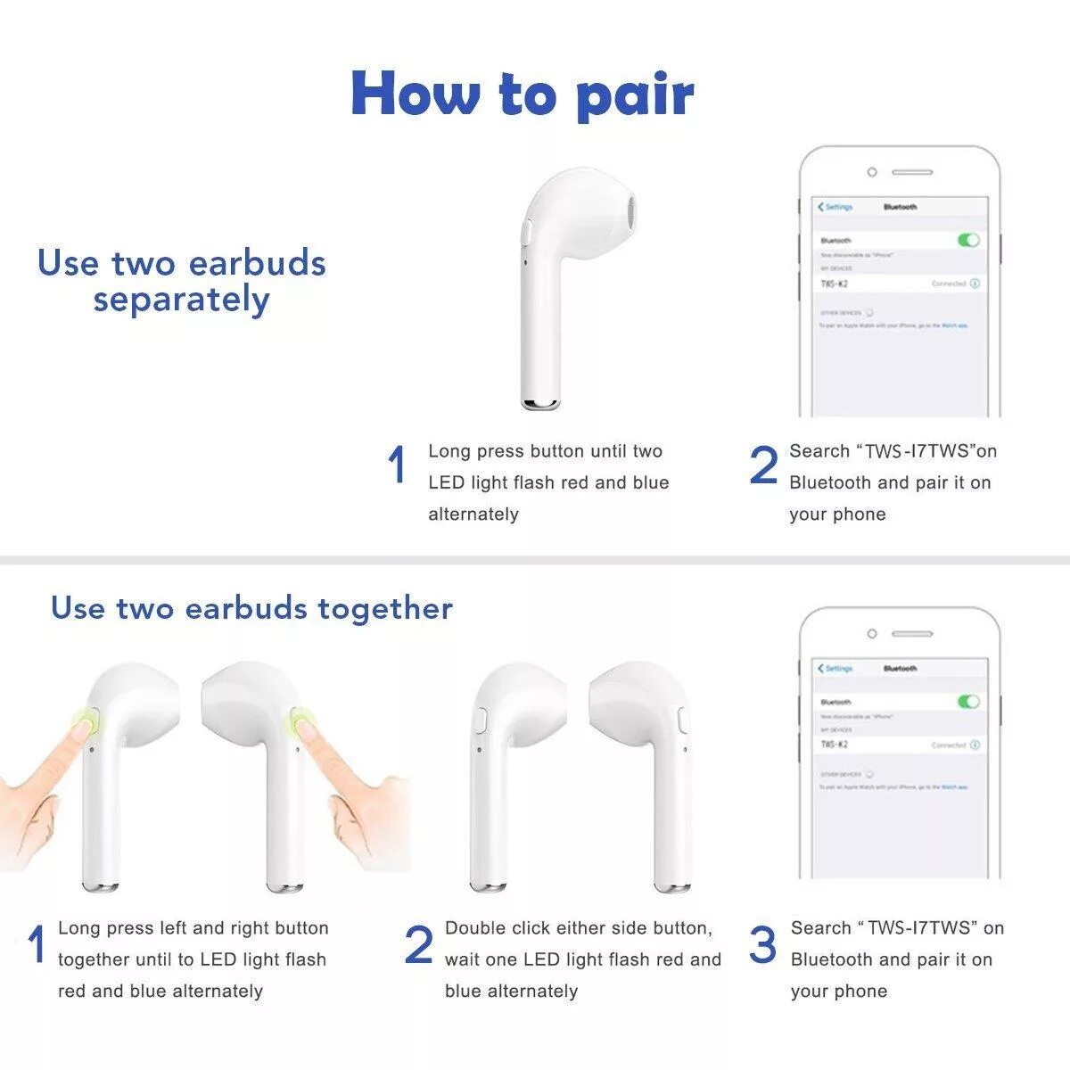 Подключение двух пар наушников по bluetooth Картинки TWS CONNECT