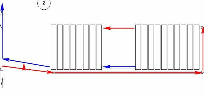 Подключение двух радиаторов от одного стояка Гнилые идеи Inch1964 - типа проектировщик. - Блог - Замена радиатора отопления в