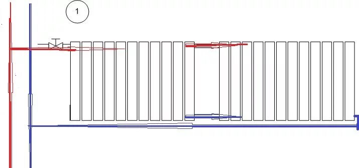 Подключение двух радиаторов отопления к одному стояку Фото Sibmama - Схема подключения радиатора/2 радиатора на 1 стояк