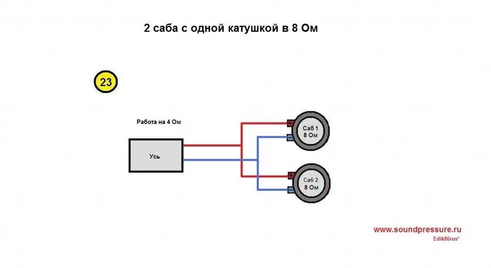Подключение двух сабов в 1 ом Подключение сабов - Chery A5 Fora, 2 л, 2007 года автозвук DRIVE2