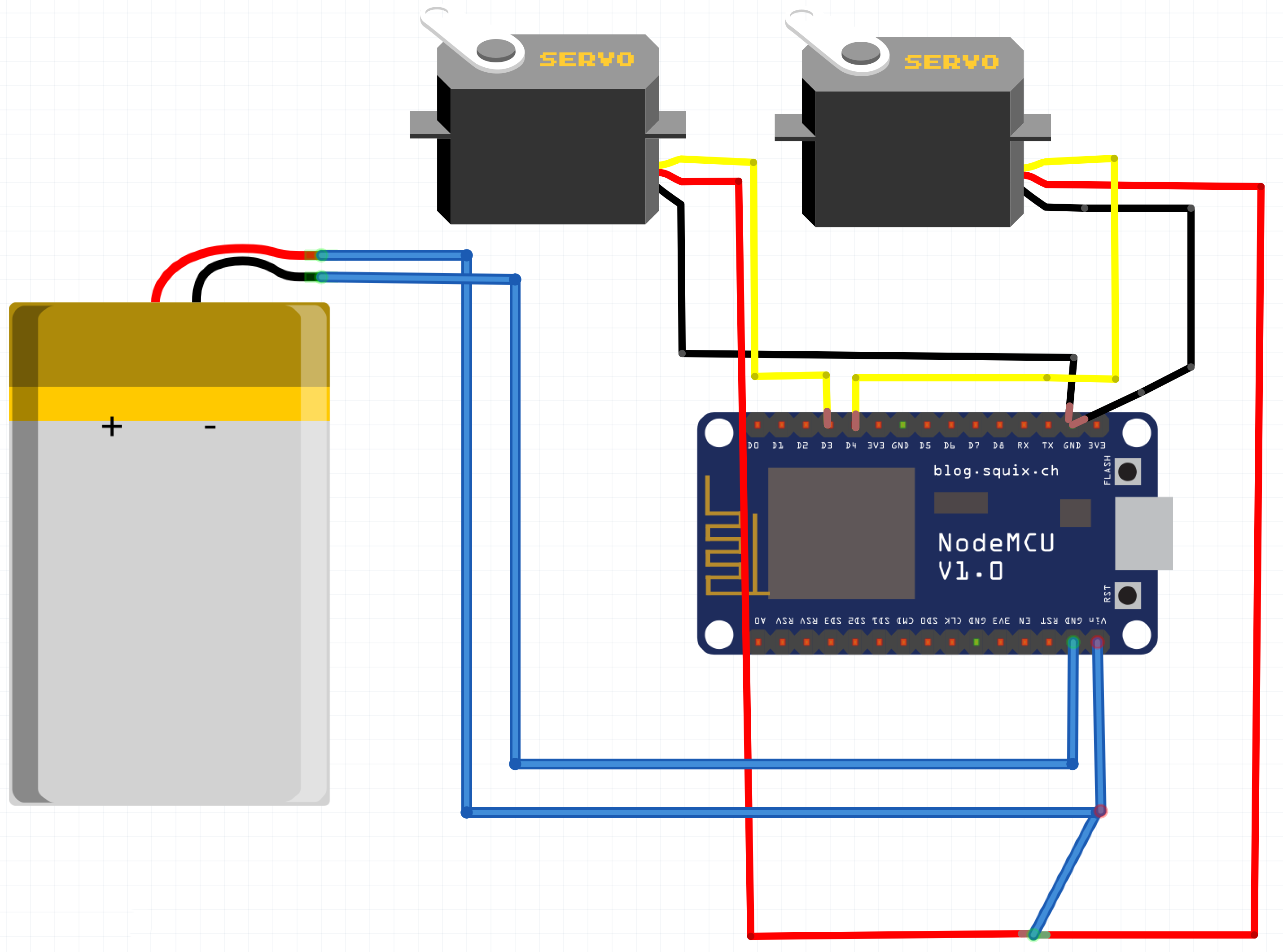 Подключение двух сервоприводов Szorzás Művészeti Ügyes nodemcu servo nyugta élettartam Növénytan