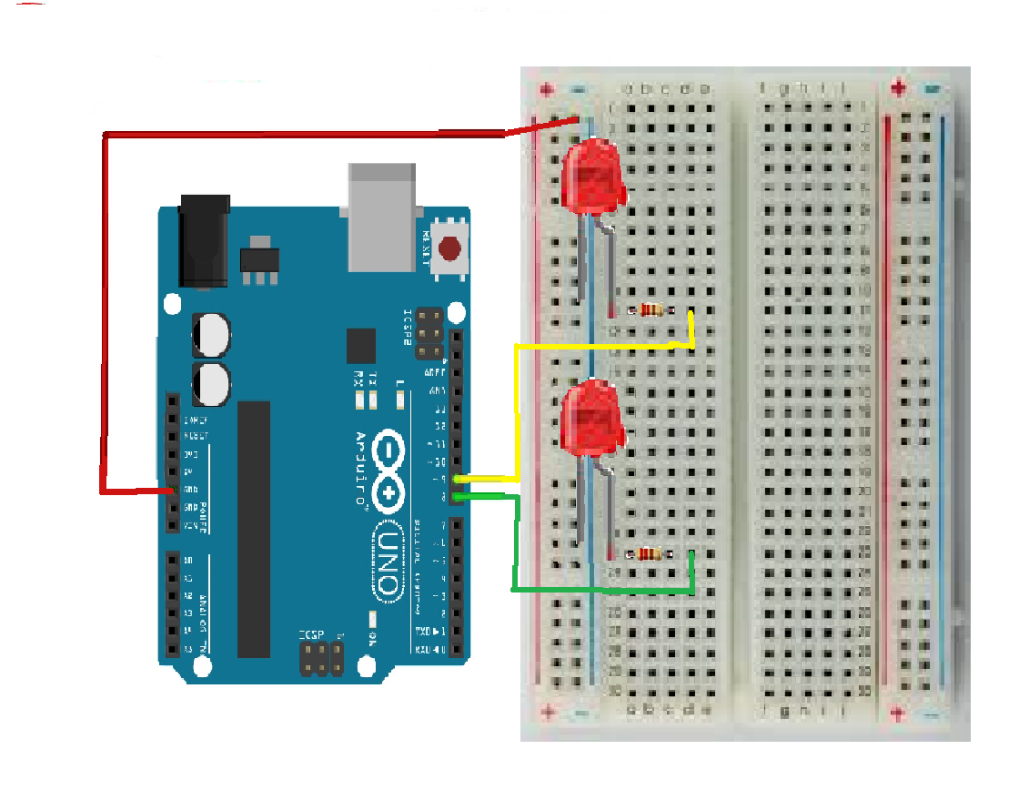 Подключение двух светодиодов к ардуино Arduino Uno для начинающих / Песочница / Хабр