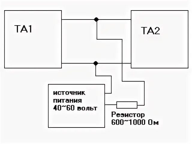 Подключение двух телефонных аппаратов между собой Форум РадиоКот * Просмотр темы - Как на прямую подключить два телефона?