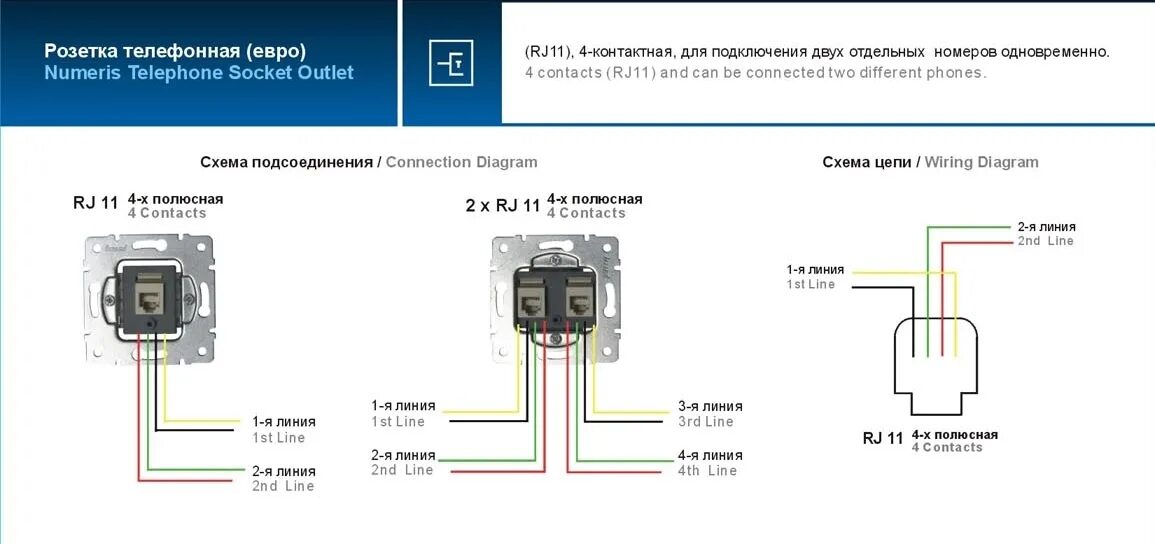 Подключение двух телефонных розеток Как самостоятельно подключить розетку для телефона