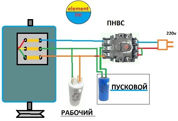 Подключение двухфазного двигателя с конденсатором на 220 Конденсатор пусковой 400 mf ☎ (050) -631-9799 на 450 v 50-60HZ марка CD 60 для м