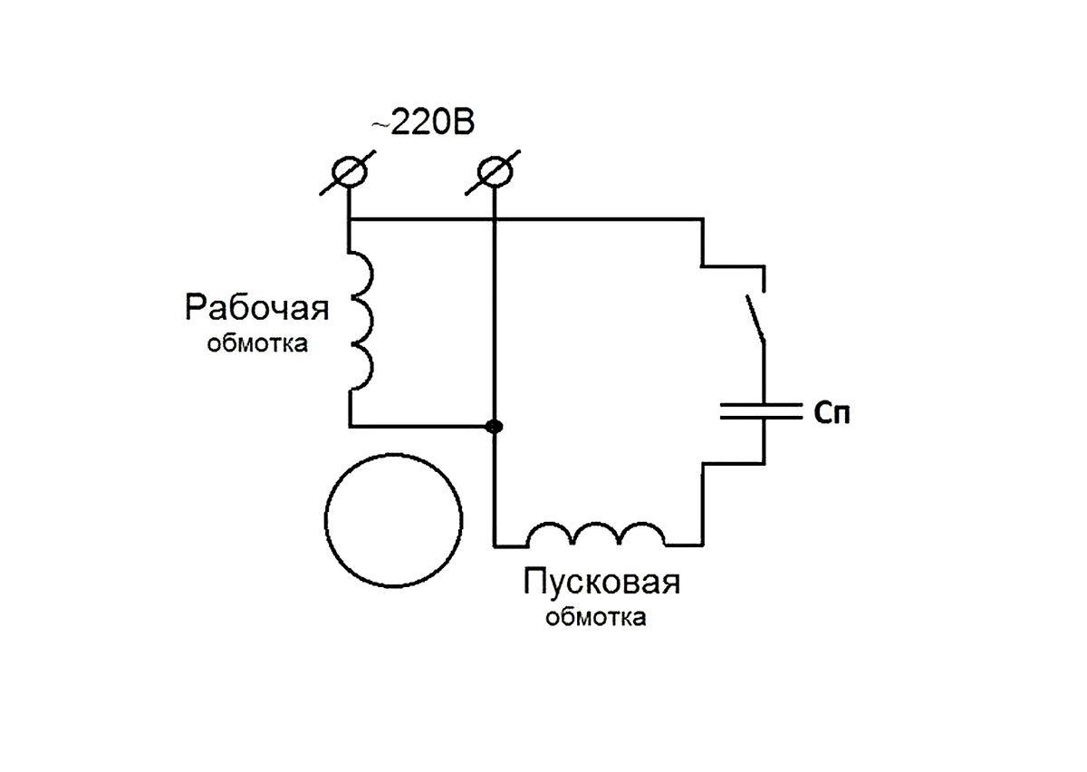 Подключение двухфазного двигателя с конденсатором на 220 Однофазные асинхронные электродвигатели Завод INSTART Дзен