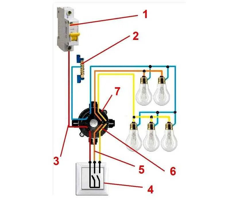Подключение двухклавишного автомата Как подключить двухклавишный выключатель к трем проводам: найдено 87 картинок