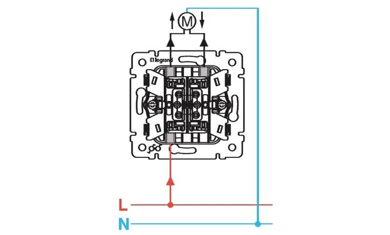 Подключение двухклавишного выключателя эра 12 Картинки ПОДКЛЮЧЕНИЕ ДВУХКЛАВИШНОГО ВЫКЛЮЧАТЕЛЯ LEGRAND