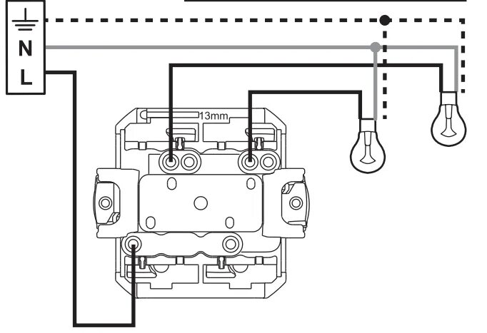 Подключение двухклавишного выключателя легран на две лампочки Legrand двойной выключатель фото - DelaDom.ru
