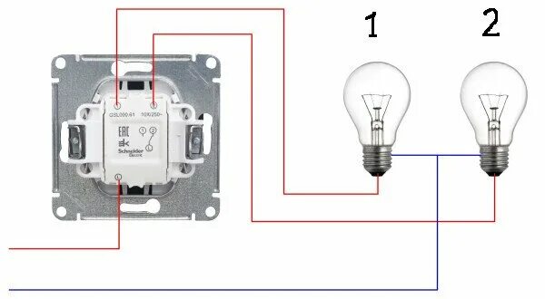 Подключение двухклавишного выключателя легран на две лампочки Двойной выключатель. Частая проблема подключения. Электрика в быту Дзен