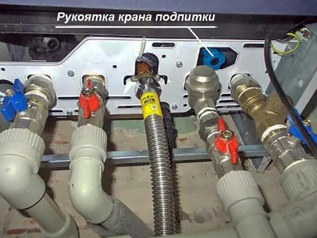 Подключение двухконтурного газового котла к водоснабжению Подпитка системы отопления: схемы, принцип работы, устройство Home appliances, A