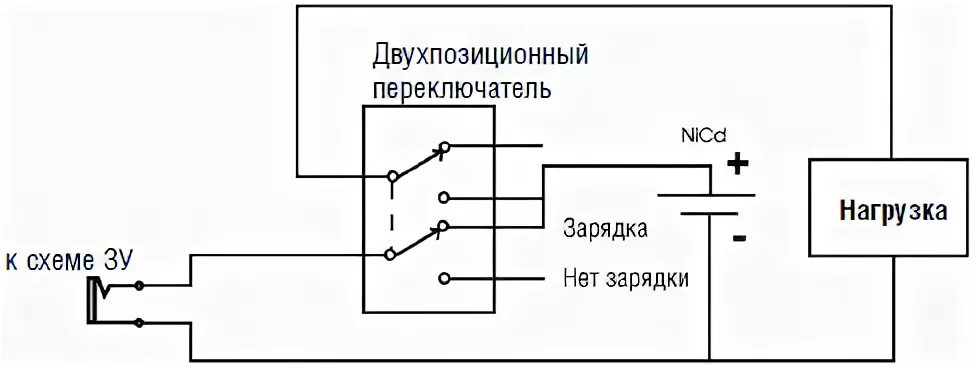 Подключение двухпозиционной кнопки Изготовление зарядного устройства (ЗУ) для NiCd аккумуляторов. Создаем робота-ан