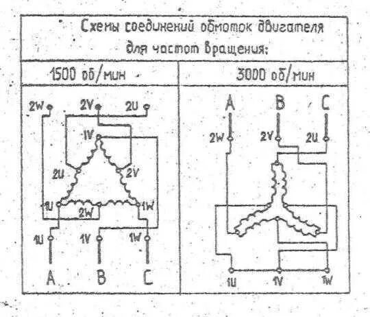 Подключение двухскоростного асинхронного двигателя Двухскоростной трехфазный электродвигатель: принцип работы и особенности примене