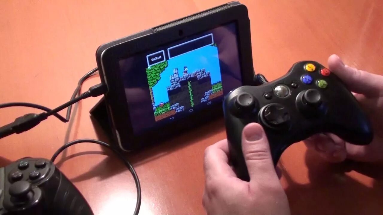 Подключение джойстика и пега к android телевизору Подключение джойстика к планшету - YouTube