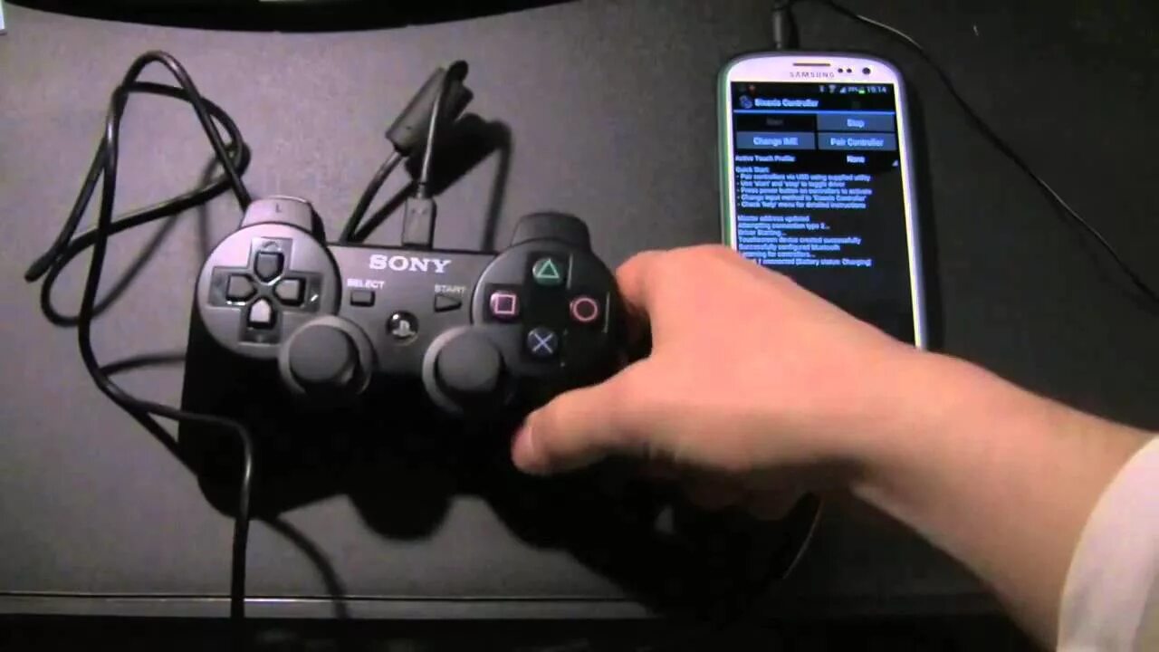 Подключение джойстика к телевизору Как подключить джойстик playstation 3 на андроид через блютуз Sixaxis PS3 Contro