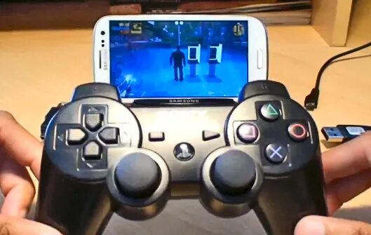 Подключение джойстика ps4 к телефону Джойстик от PlayStation 3 и Galaxy S3 i9300 используя Sixaxis Controller