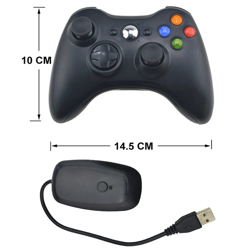 Подключение джойстика xbox 360 к компьютеру Gamepad Für Xbox 360/pc 2,4g Wireless Controller Controle Wireless Joystick Joyp