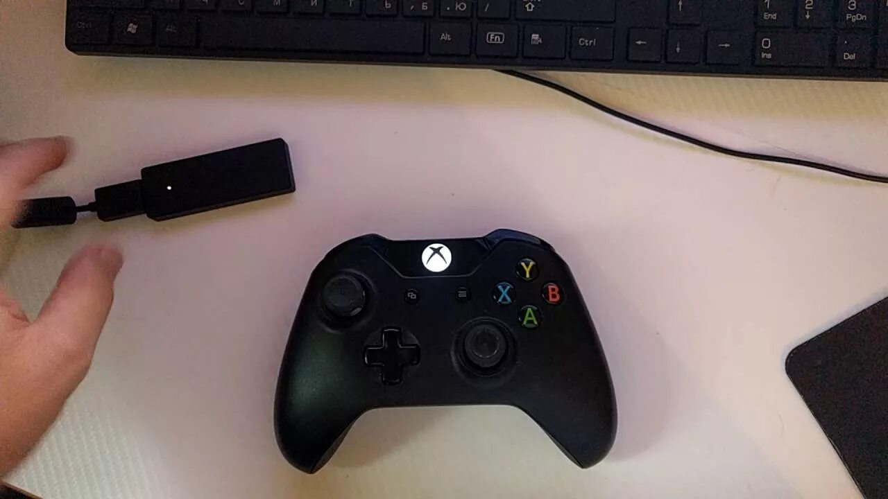 Подключение джойстика xbox к компьютеру Беспроводное подключение геймпада Xbox One к ПК - YouTube