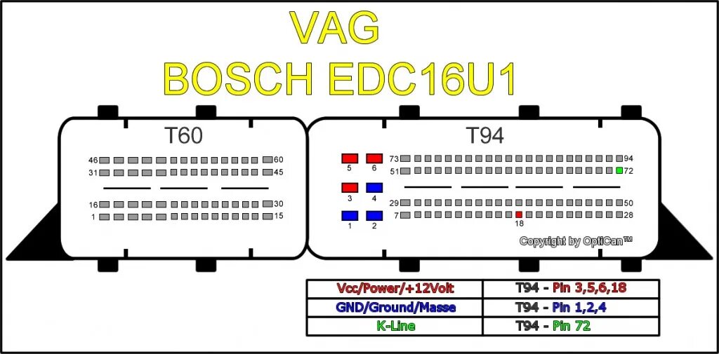 Подключение эбу блоков для pcm флешер прошивка EDC16U1 VW T-5 - DRIVE2