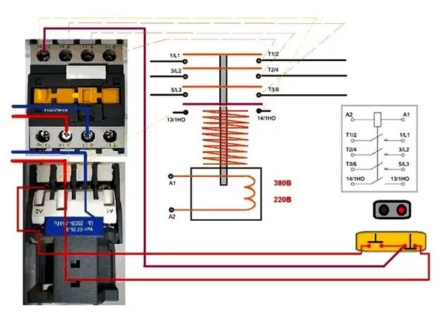 Подключение ec 1 Контакторы:принцип работы и применение