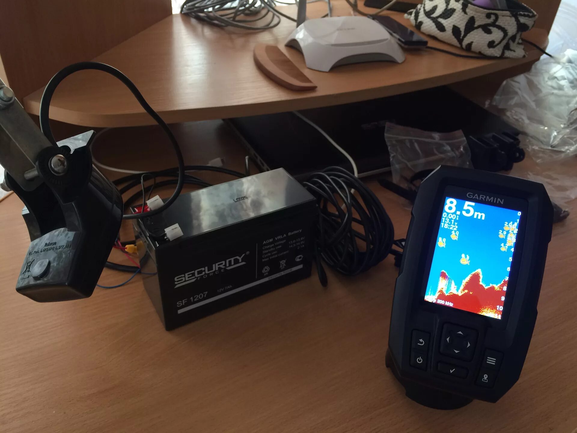 Подключение эхолота гармин страйкер 4 к аккумулятору Эхолот Garmin Striker 4, мой первый эхолот. - Сообщество "Охота и Рыбалка" на DR