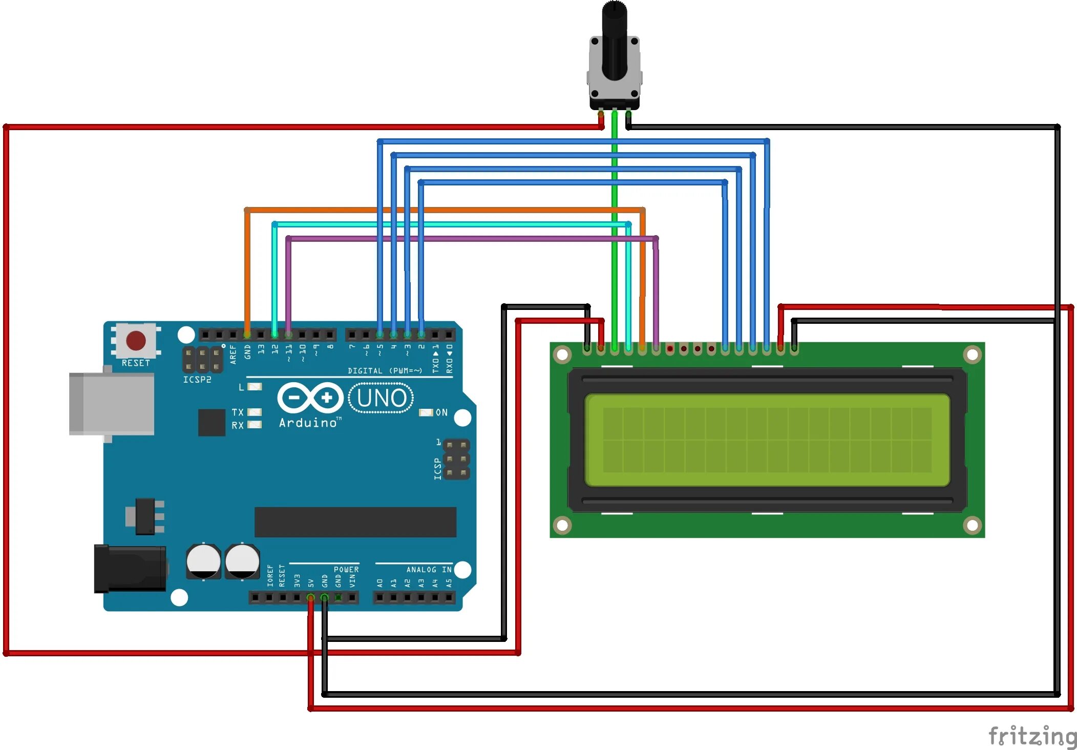 Подключение экрана датчика LCD 1602. Подключение дисплея к Arduino UNO: схема, код и примеры - блог