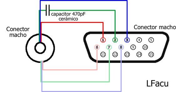 Подключение экрана провода Vga Monitor Block Diagram