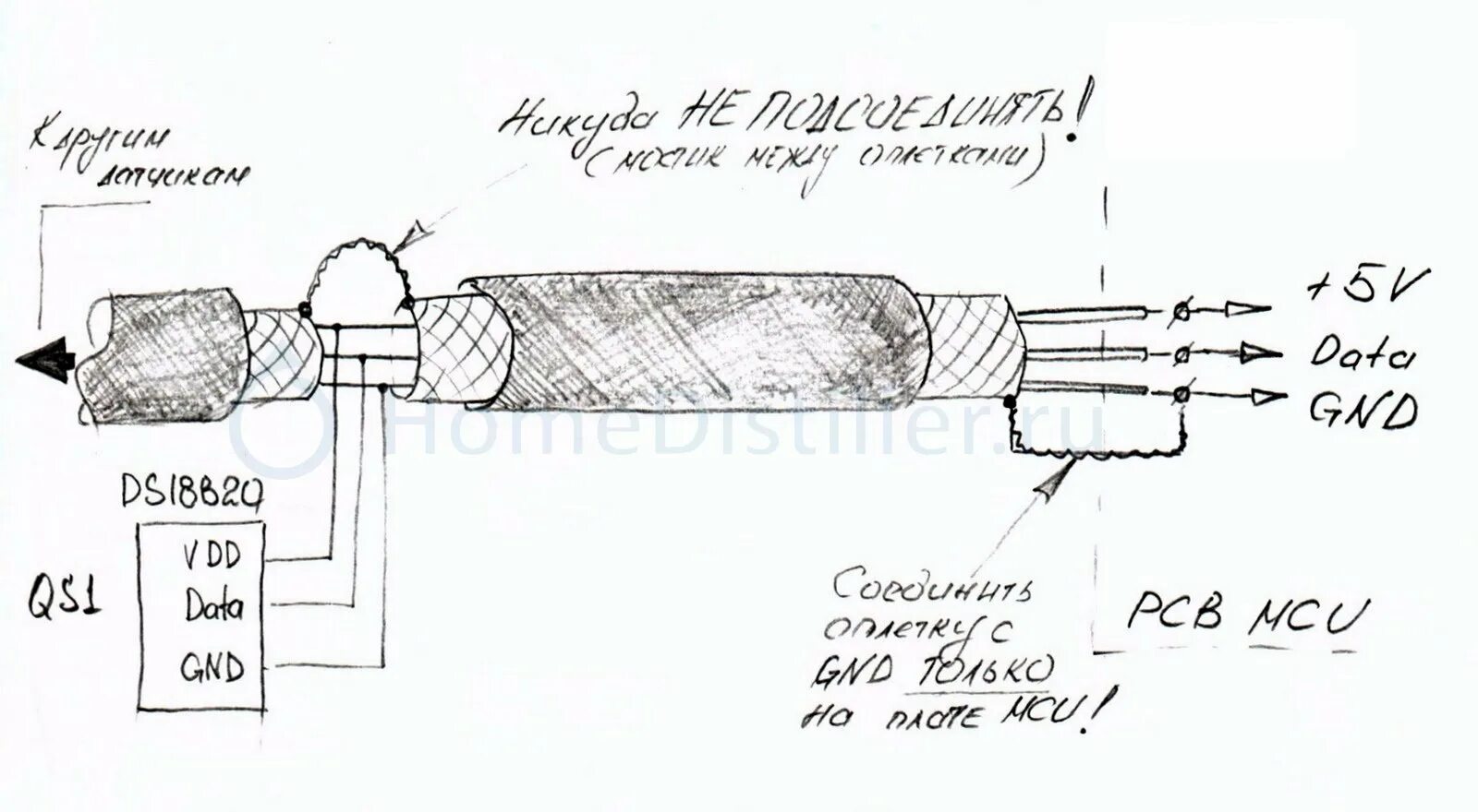 Подключение экрана провода ИРТ-4к и РМ-2 современная автоматика колонны. Страница 185.