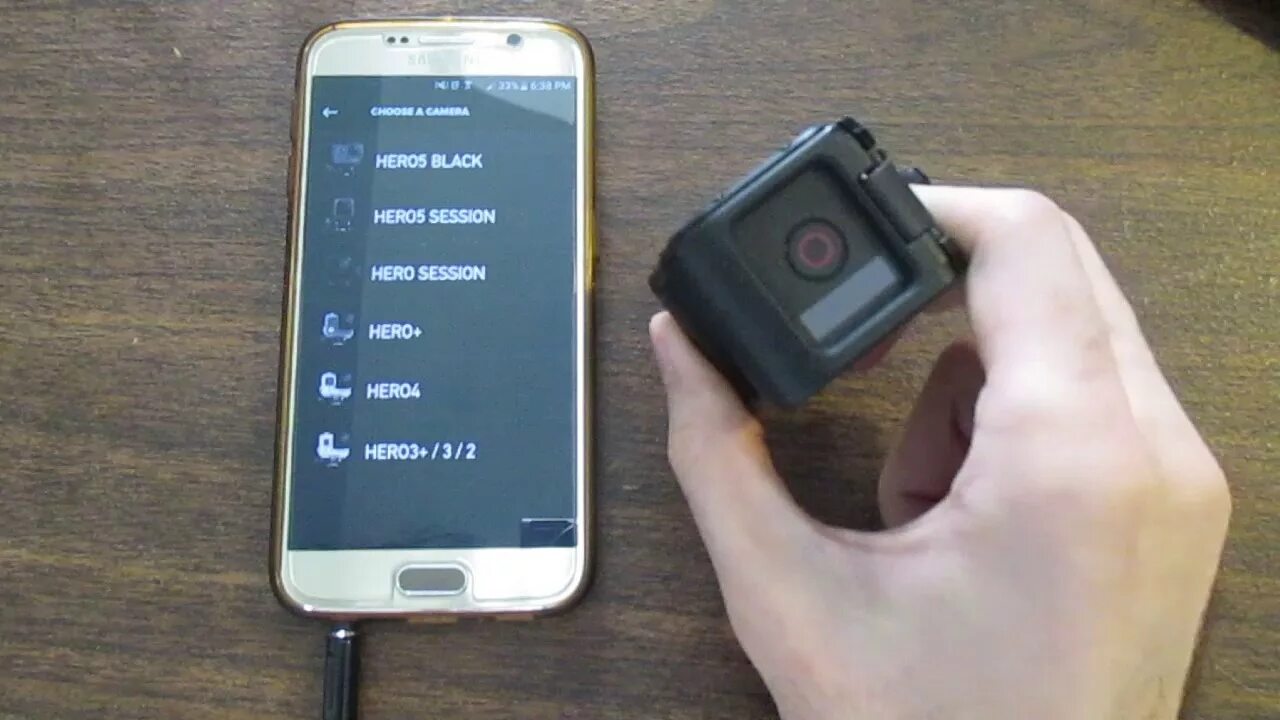 Подключение экшен камеры к телефону Connect GoPro camera to your Phone - YouTube