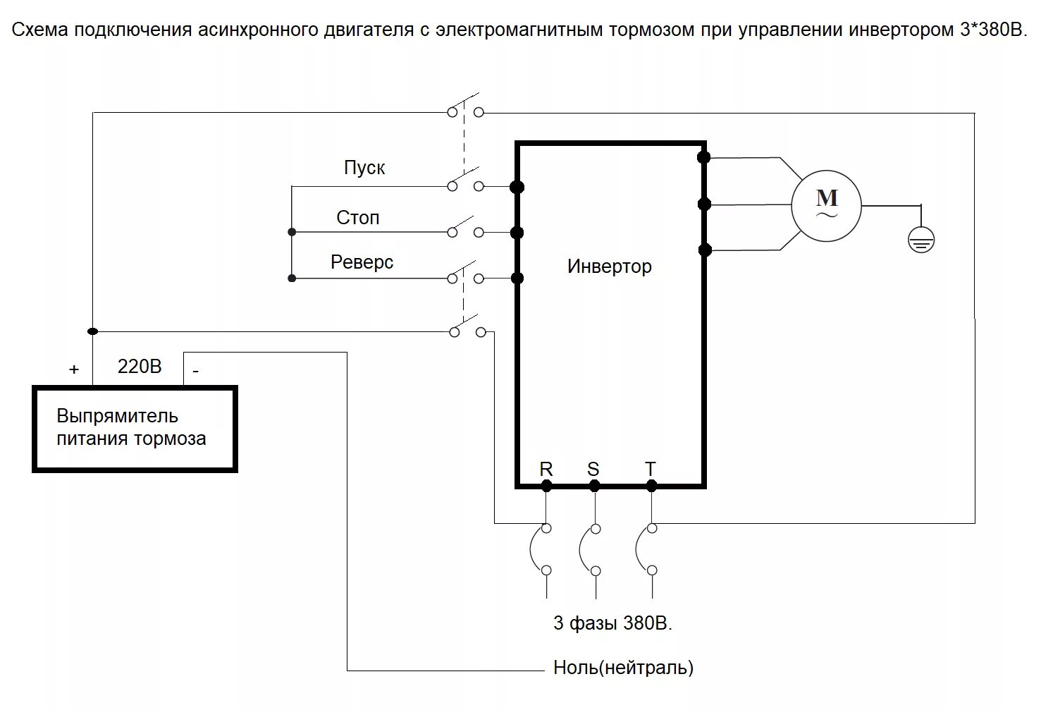 Подключение эл магнитного тормоза через обмотку двигателя Электродвигатели с электромагнитным тормозом