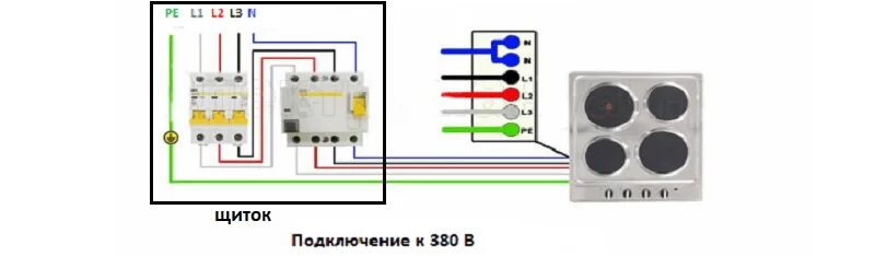 Подключение эл плиты в квартире Индукционная варочная панель трехфазная фото - DelaDom.ru