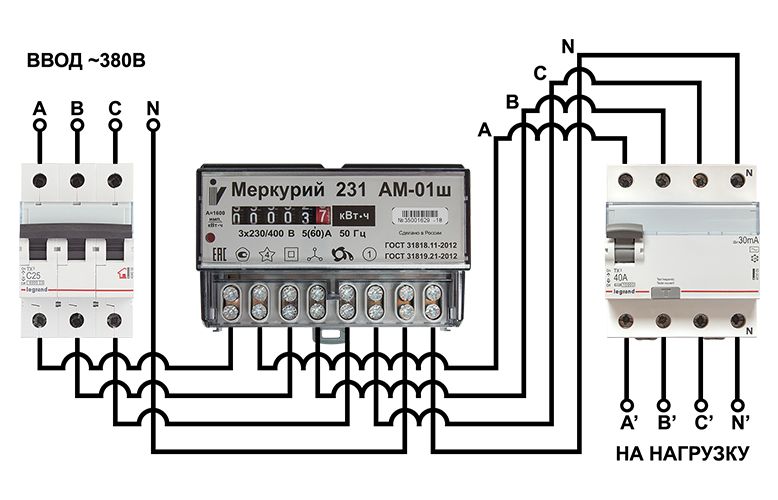 Подключение эл счетчика однофазного меркурий Защита от поражения электрическим током ЭЛЕКО - Интернет-магазин электрики в Ирк