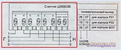 Подключение эл счетчика цэ6803в Как правильно подключить электросчетчик однофазный своими руками: подробная инст