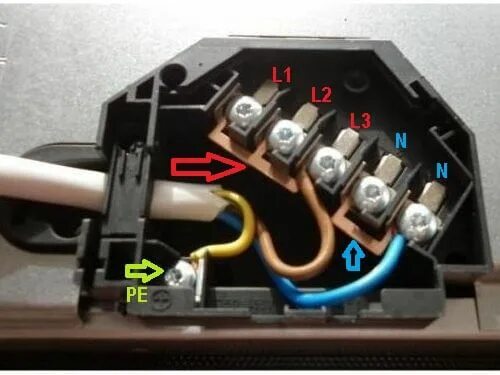 Подключение эл варочной панели Как подключить варочную панель горение HeatProf.ru