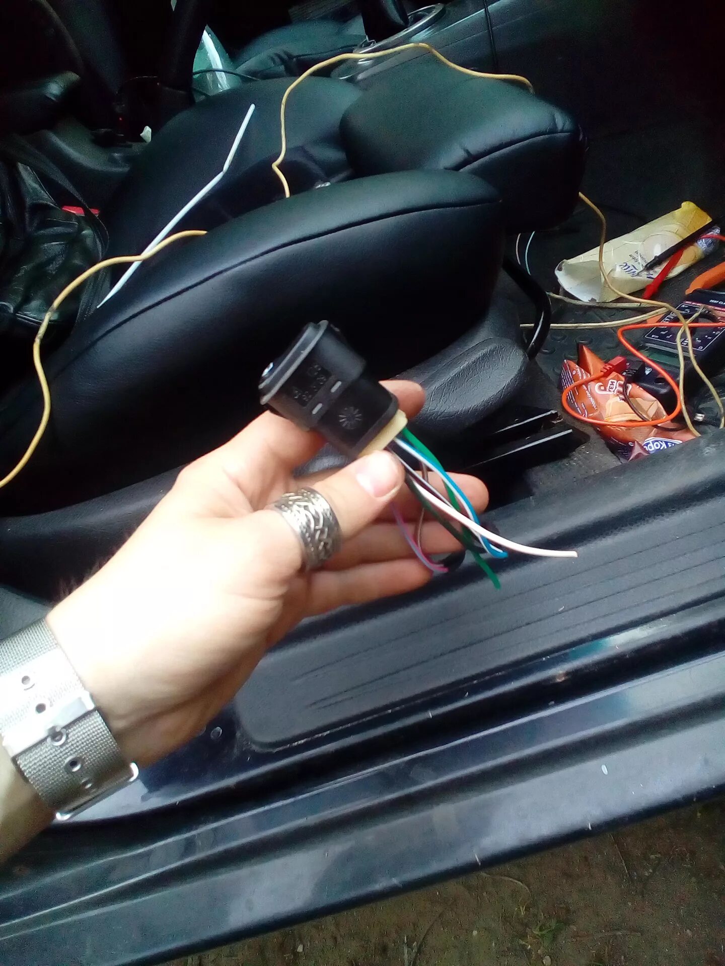 Подключение электрических сидений подключение электро приводов сидений - Mitsubishi Lancer IX, 1,6 л, 2006 года эл