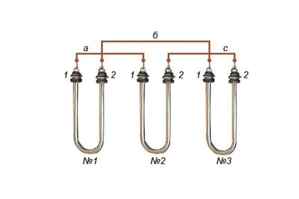 Подключение электрических тэнов Соединение ТЭН по схемам звезда и треугольник