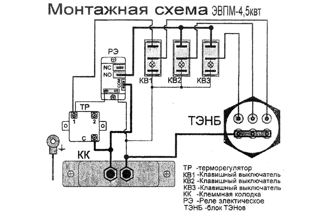 Подключение электрического котла 6 квт Котел электрический Ресурс ЭВПМ- 4,5 кВт (1,5/3/4,5 кВт; 220 В; т/регулятор) куп