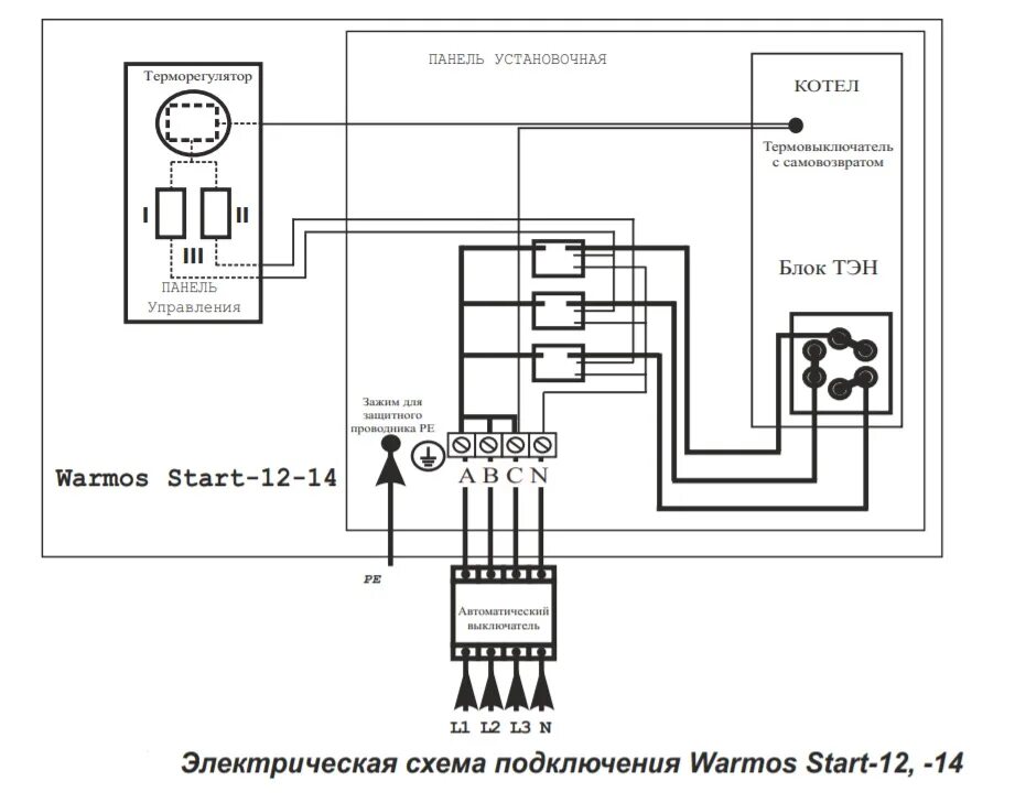 Подключение электрического котла эван Котел электрический Эван Warmos Start -5 12945-evn - купить с доставкой в Москве