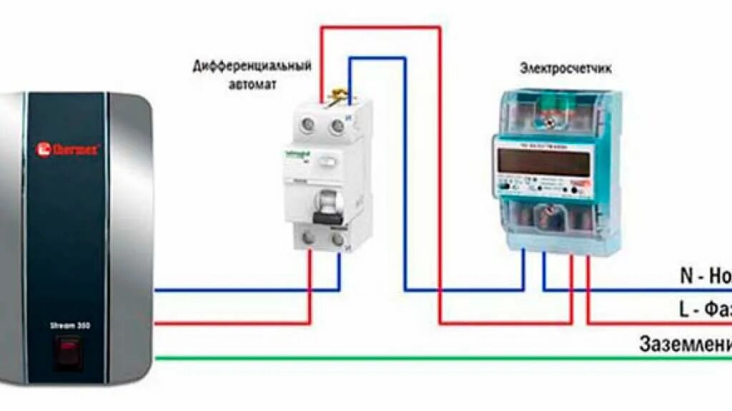 Подключение электрического котла к электросети 220 вольт Автомат для бойлера фото, видео - 38rosta.ru